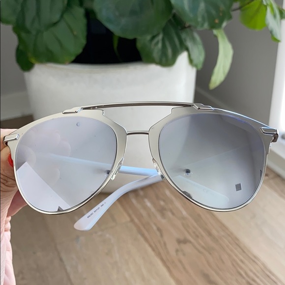 Dior Accessories - Christian Dior ‘reflected’ silver sunglasses
